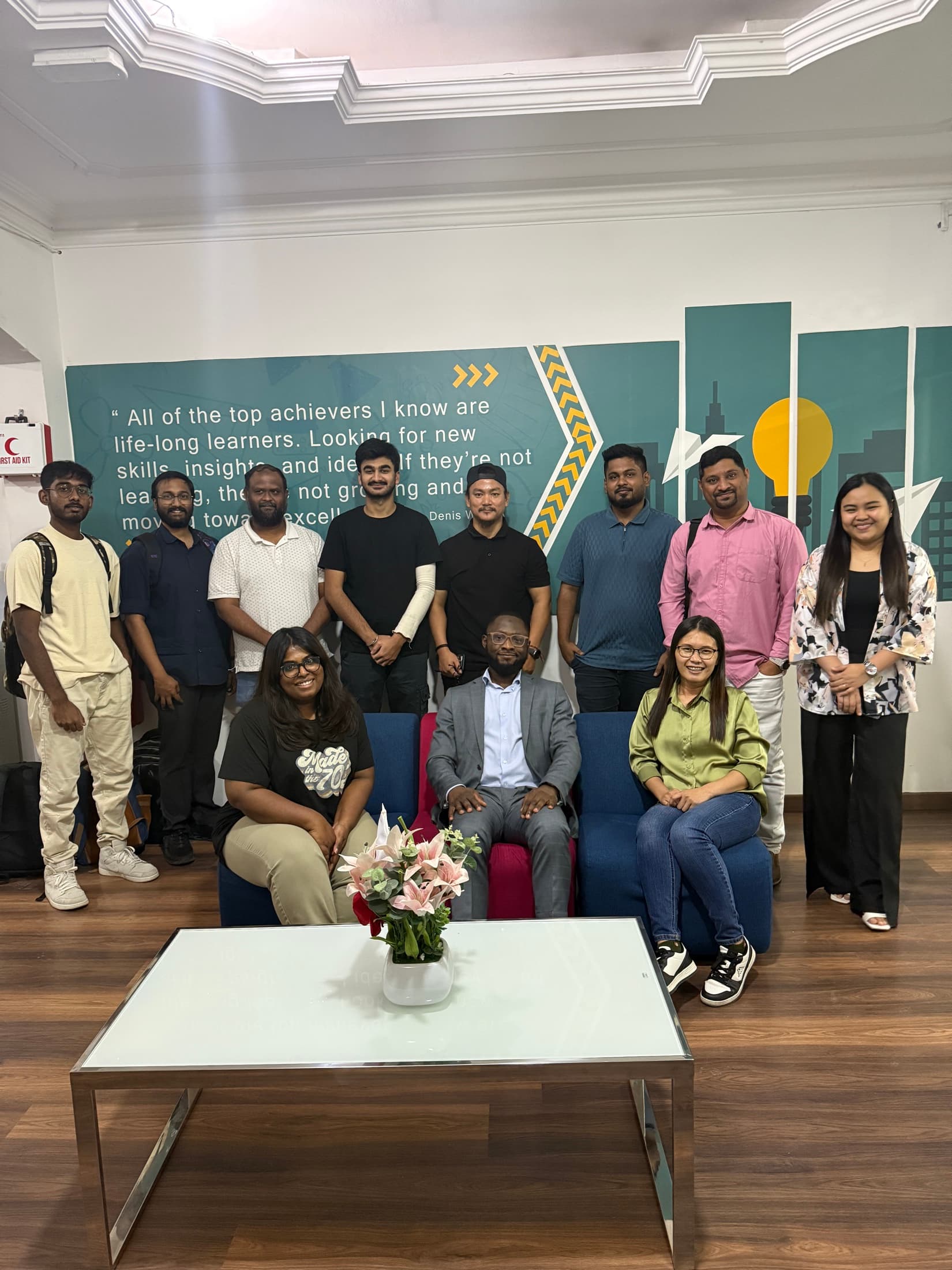 Aliu B. Sanusi with a diverse professional learning community