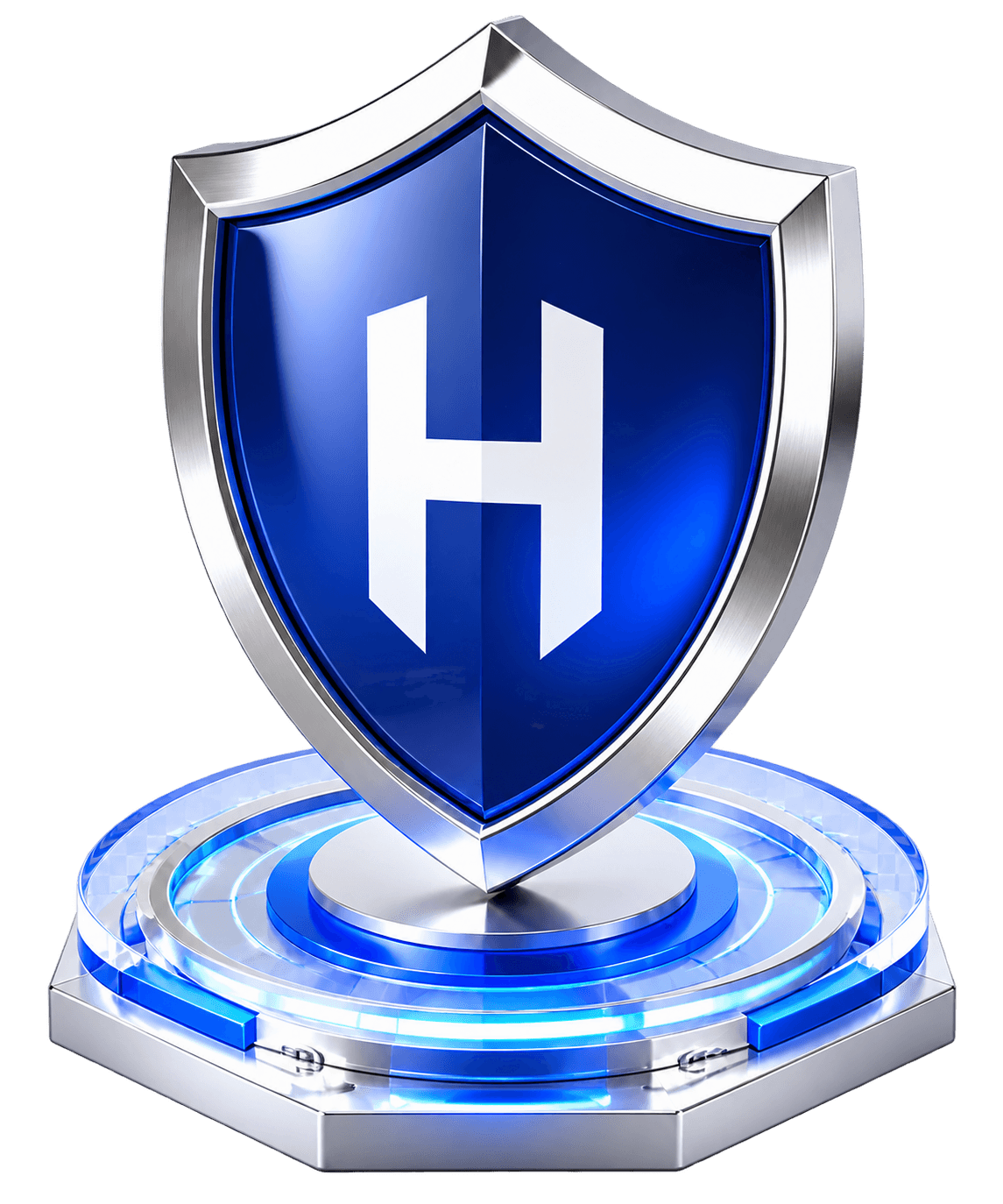 Halisans shield representing cybersecurity guidance and protection