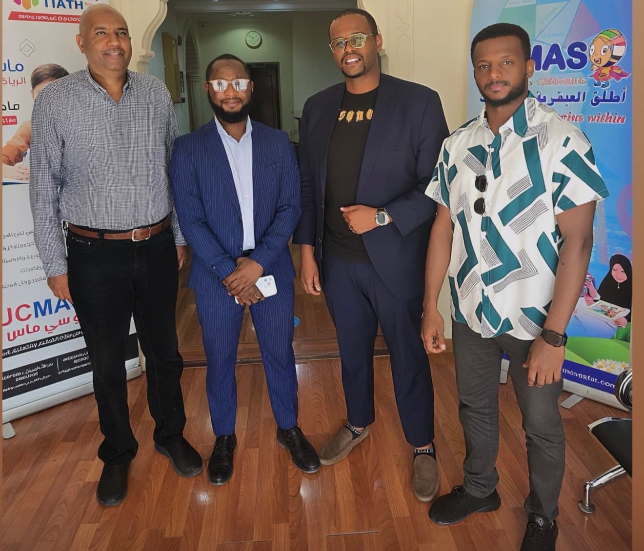 Aliu B. Sanusi connecting with professionals at an industry event